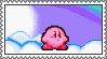 stamp style gif of kirby doing a lil dance stamp style gif of kirby doing a lil dance