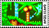 stamp style gif of various sonic the hedgehog levels
