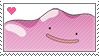 stamp style gif of ditto, the transformation pokemon! my favorite! stamp style gif of ditto, the transformation pokemon! my favorite!